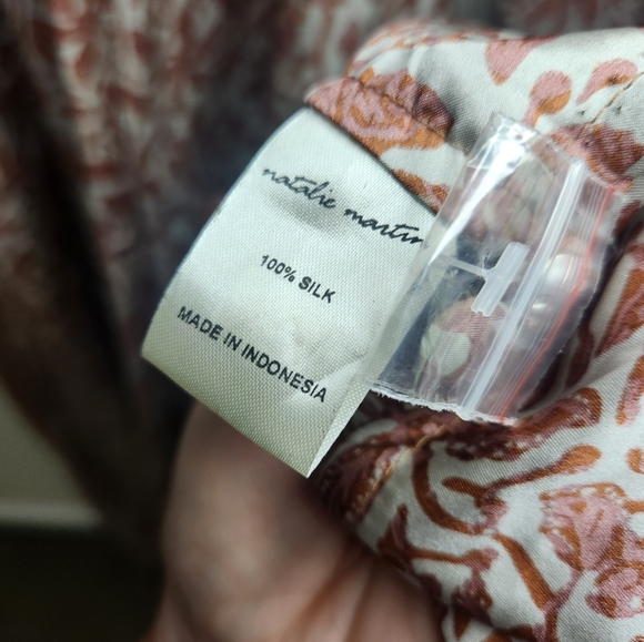 Women's Natalie Martin Fiore Silk Dress Sz Medium NWT - Picture 8 of 14